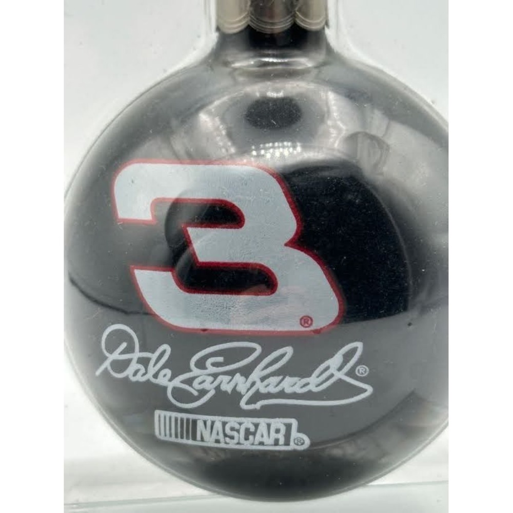 Dale Earnhardt NASCAR #3 Signature Black Ball Collectible Christmas Ornament